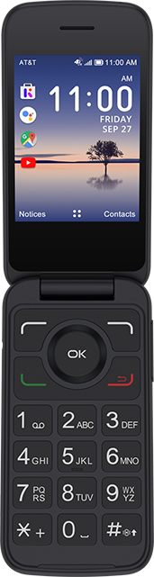 Alcatel Alcatel SMARTFLIP Volcano Black 4 GB from AT&T